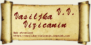 Vasiljka Vizićanin vizit kartica